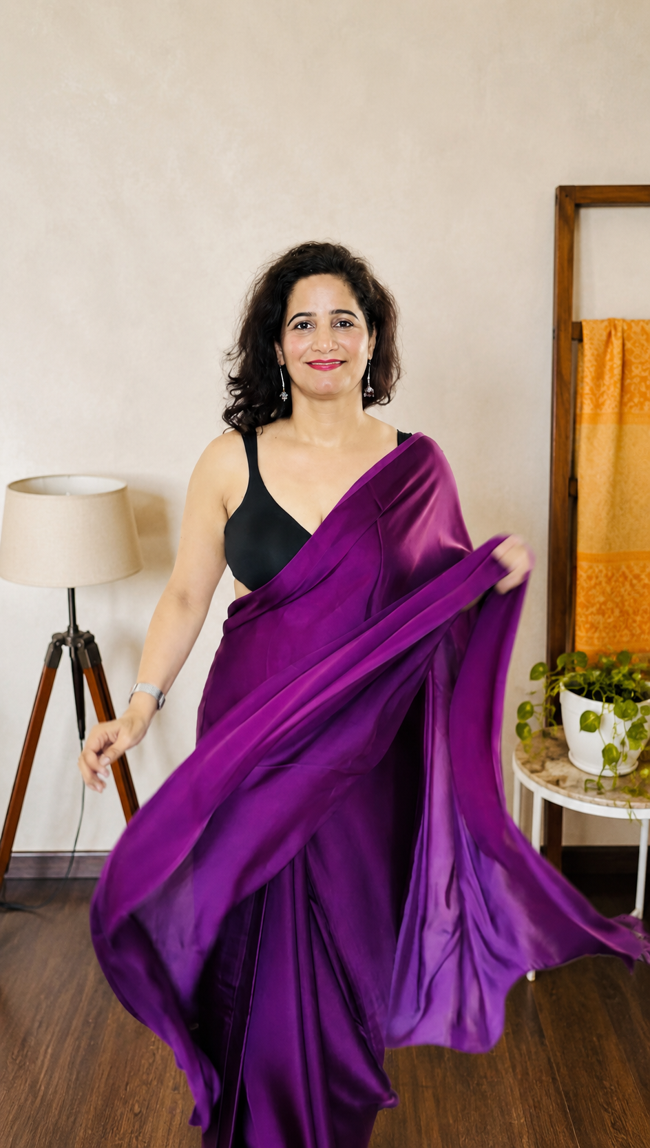 Royal Purple Modal Silk Saree