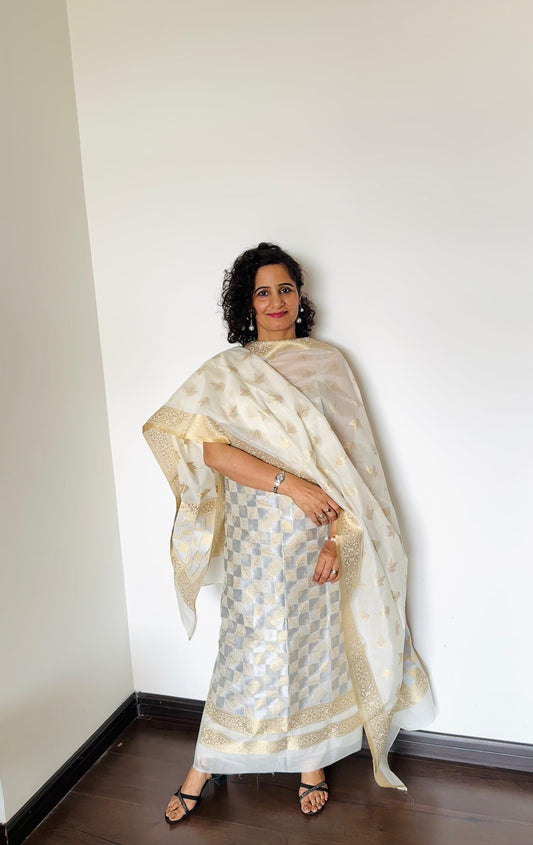 Goden Banarasi Suit Set